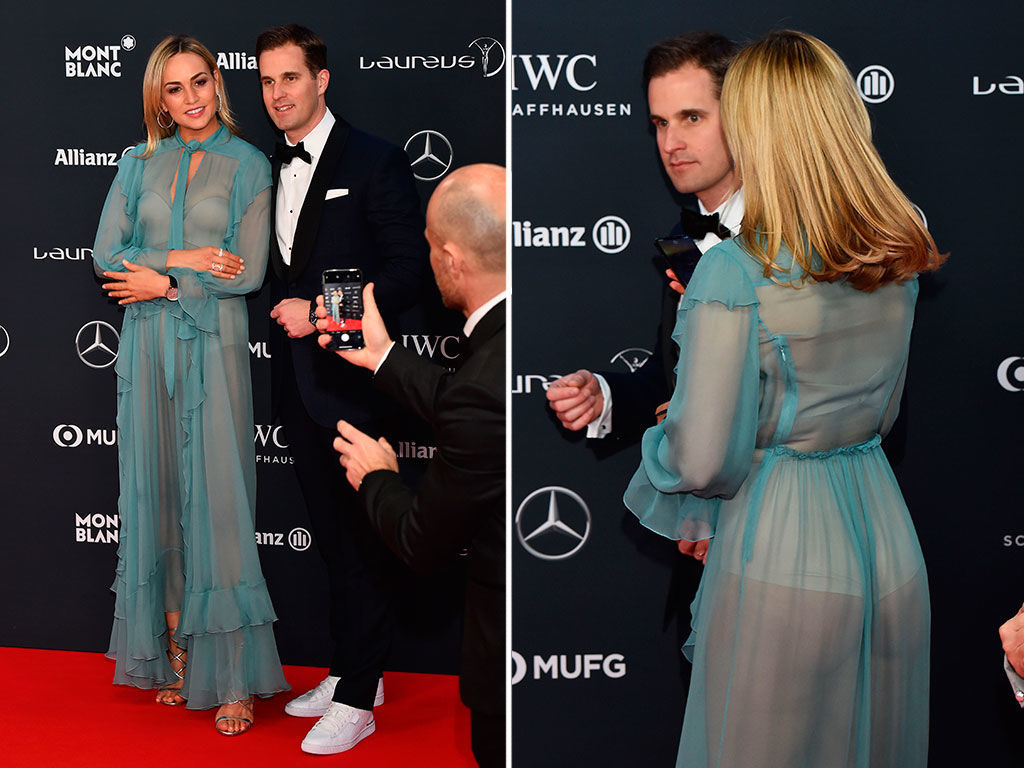 Carmen Jordá se desnuda en los Premios Laureus