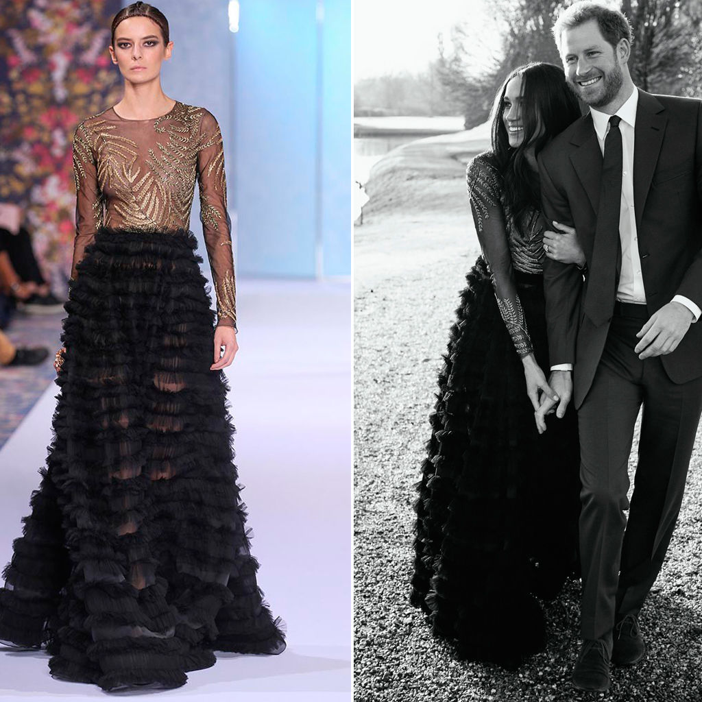 Meghan Markle, todos los detalles de su caro vestido de compromiso